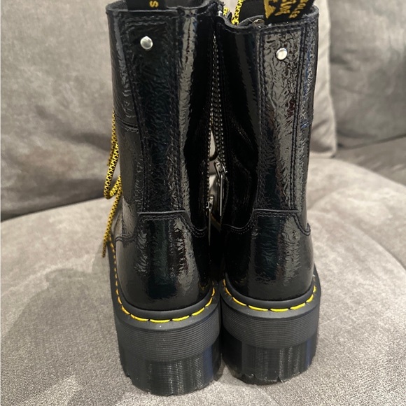 Dr. Martens Ghilana Max Distressed Patent Leather Platform - Picture 4 of 7